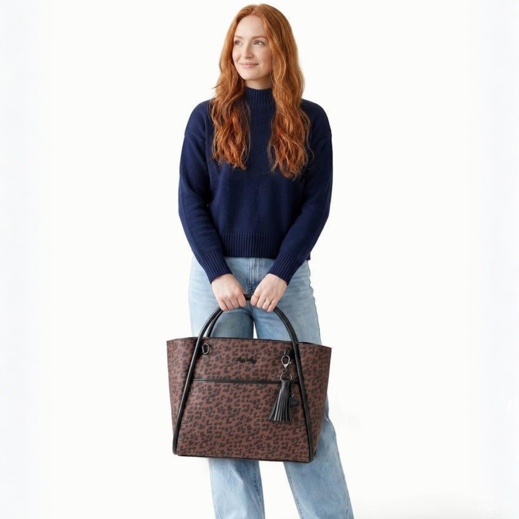 Leopard Boss Tote
