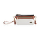 Close up of the Boss Pouch Wallet Purse Coffee & Cream