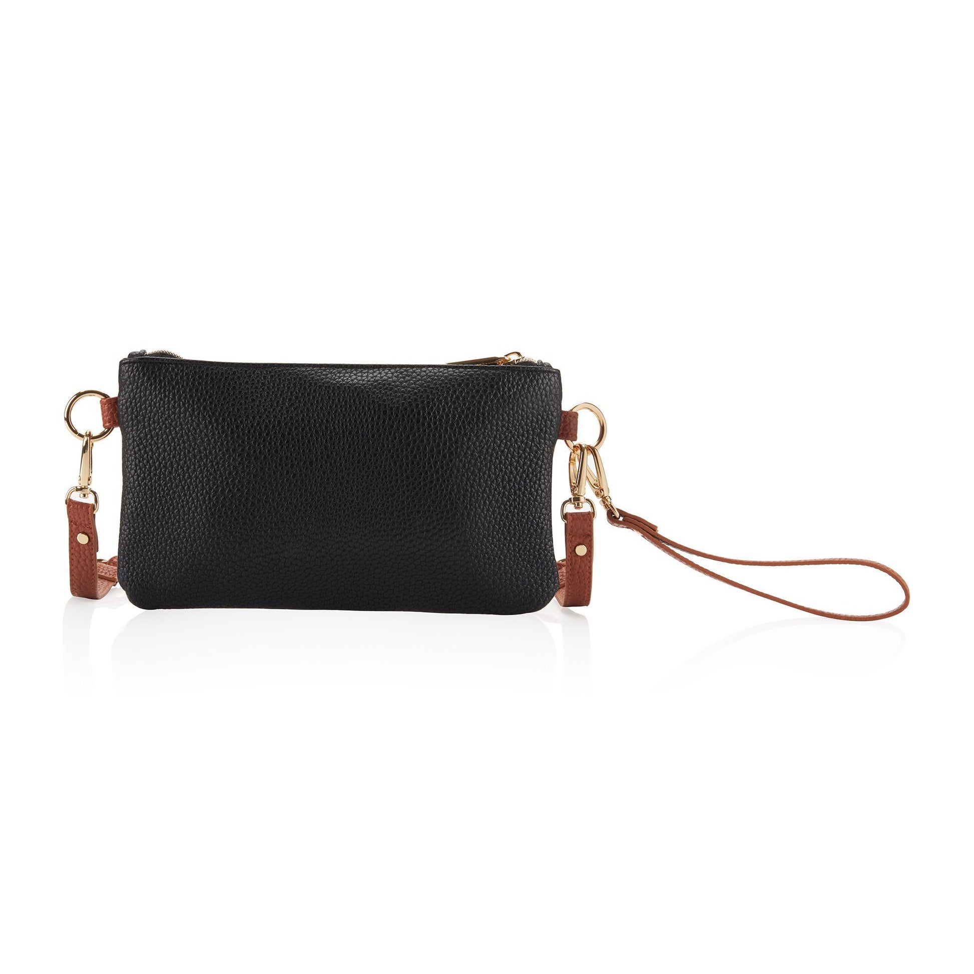 Boss Pouch™ Wallet, Belt Bag and Clutch Diaper Bag Accessory Itzy Ritzy Coffee & Cream
