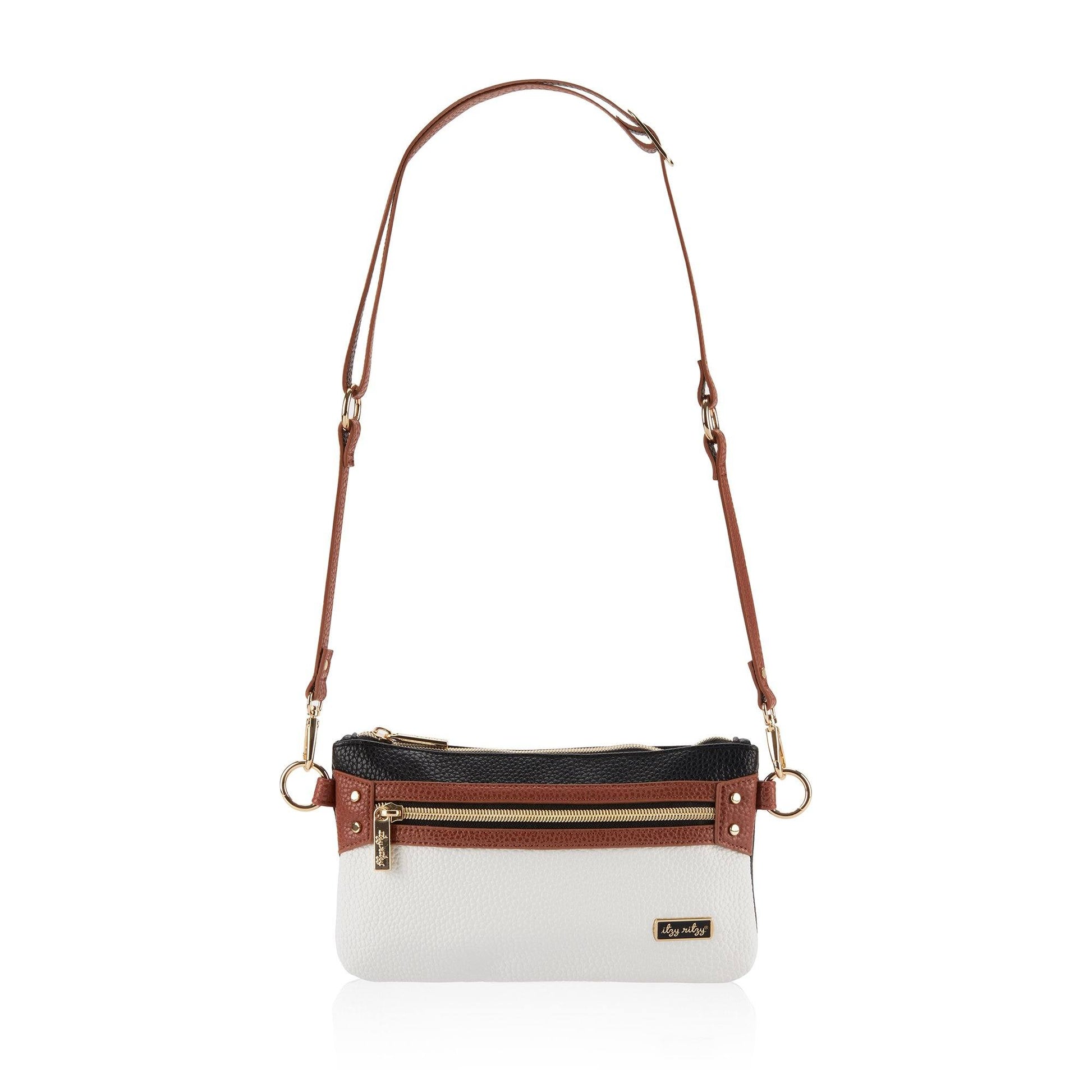 Close up of the Boss Pouch Wallet Purse Coffee & Cream
