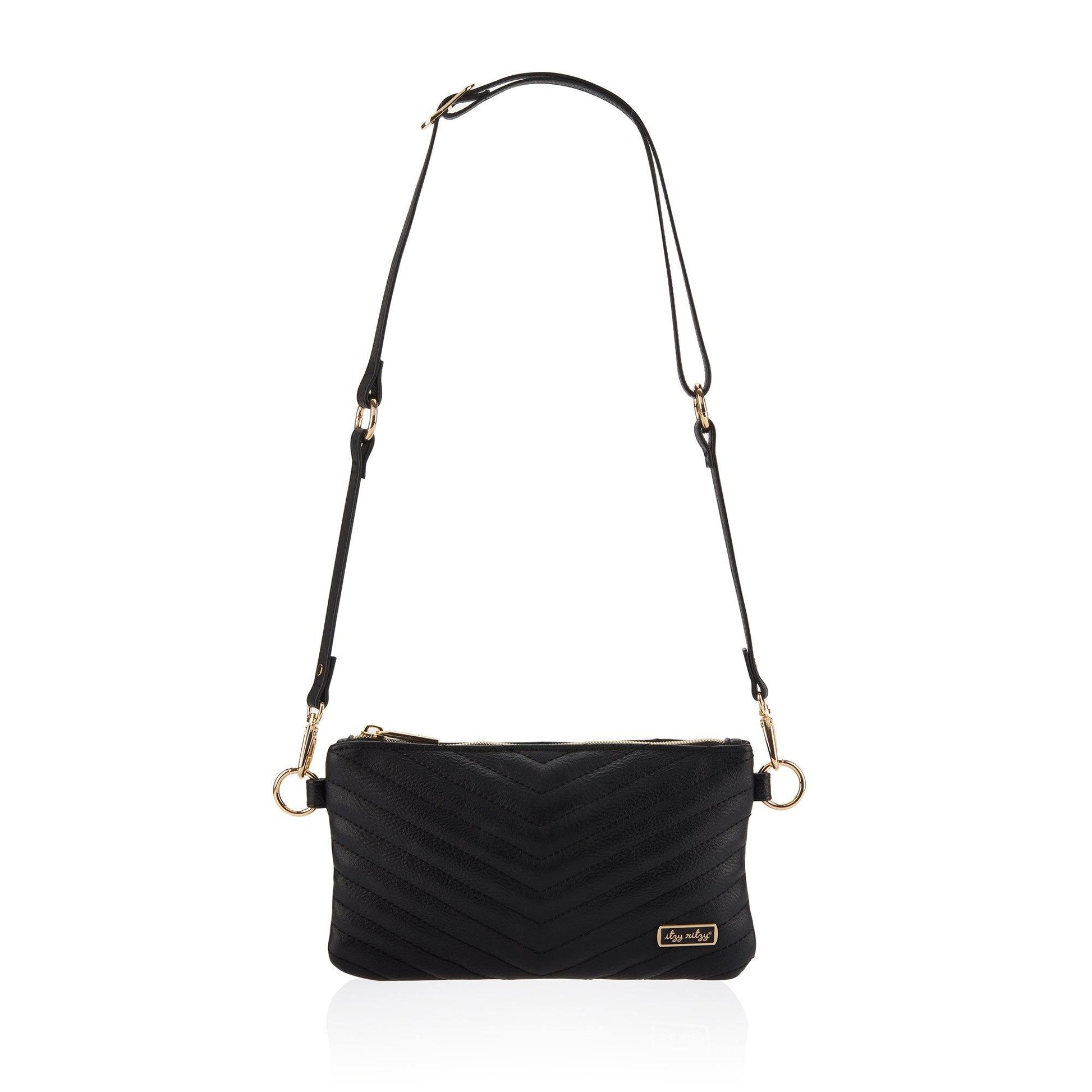 Close up of the Boss Pouch Wallet PurseJetsetter Black