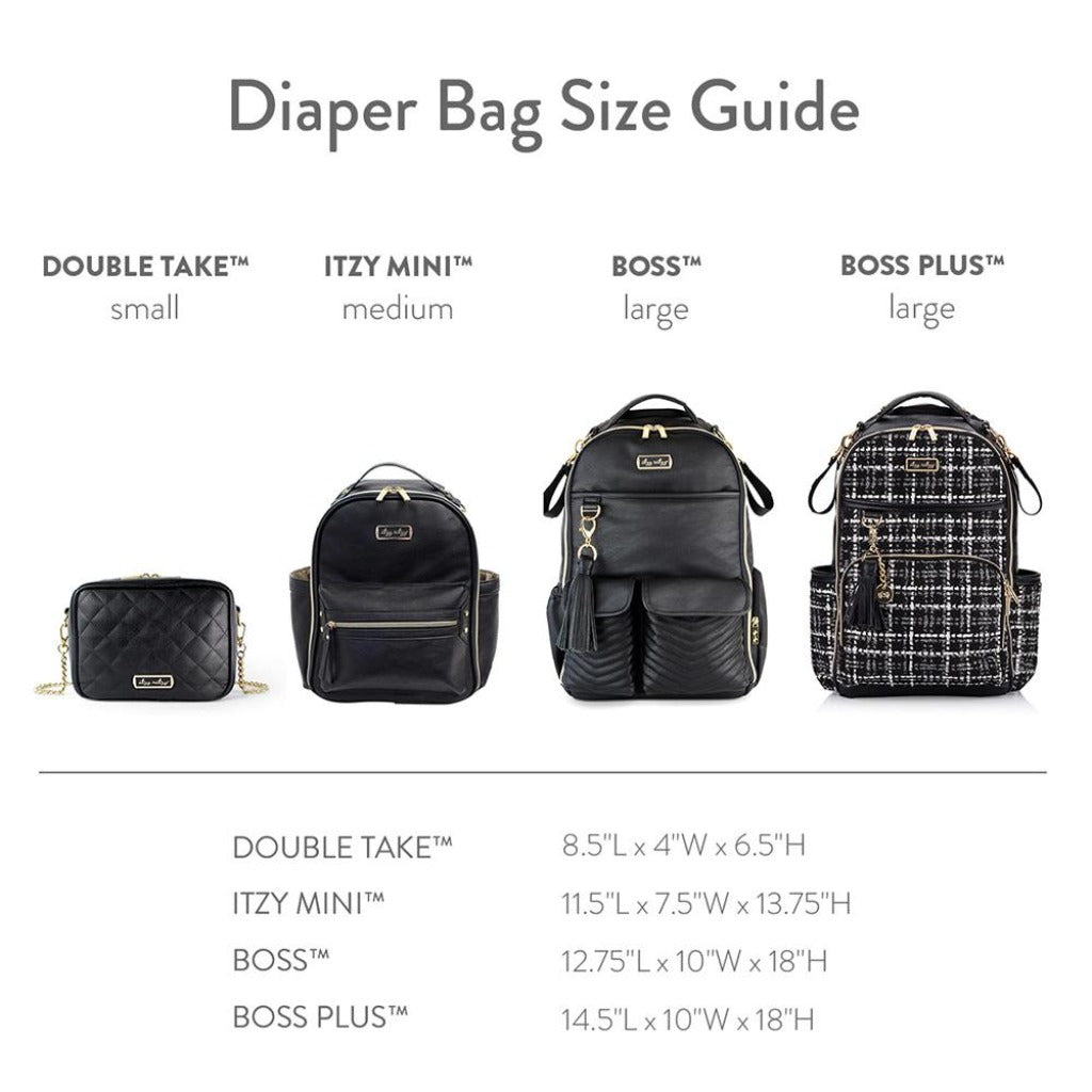 Boss Plus™ Large Diaper Bag Backpack Diaper Bag Itzy Ritzy® Grayson The Kelly Mystic Monarch