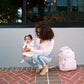Boss Plus™ Large Diaper Bag Backpack Ribbons & Roses