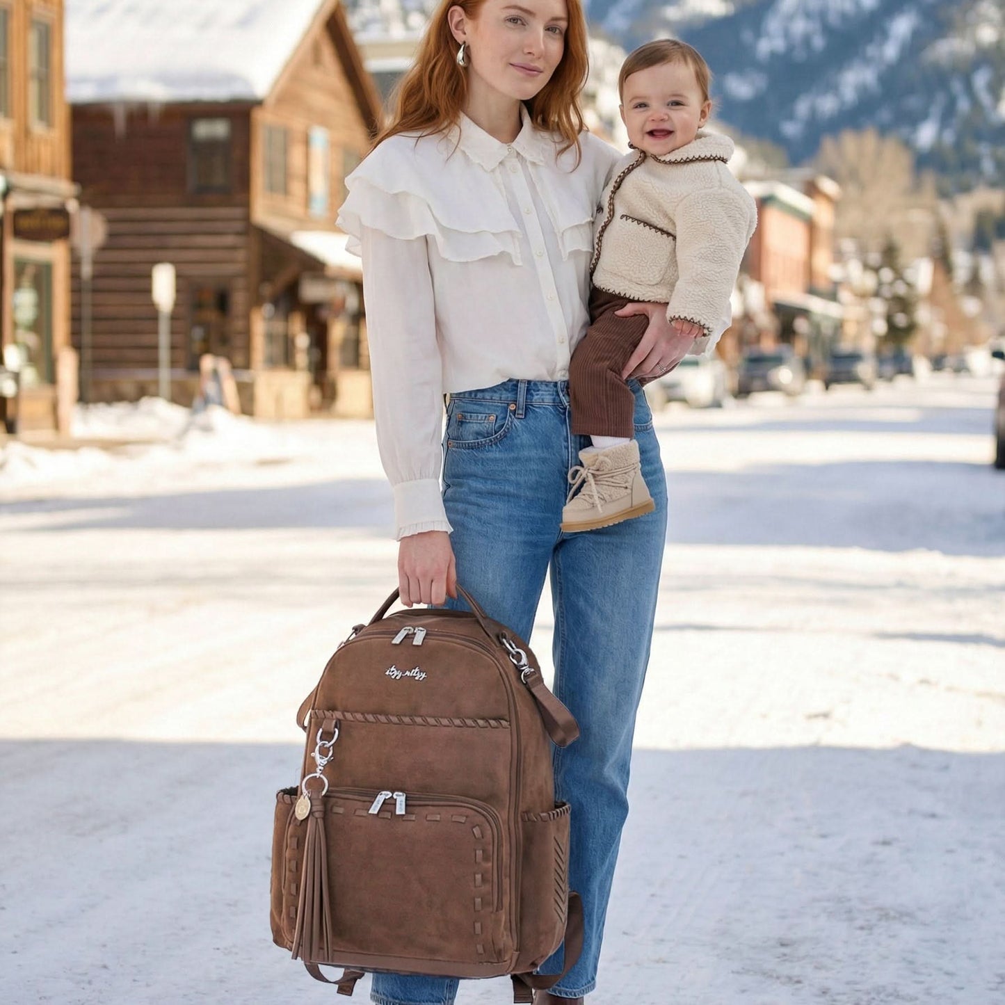 Boss Plus™ Large Diaper Bag Backpack Aspen