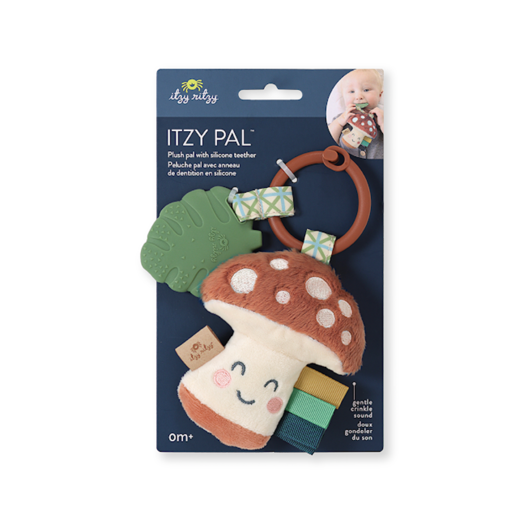 Itzy Pal™ Plush + Teether (Mushroom) Itzy Pal™ Plush + Teether (Mushroom)