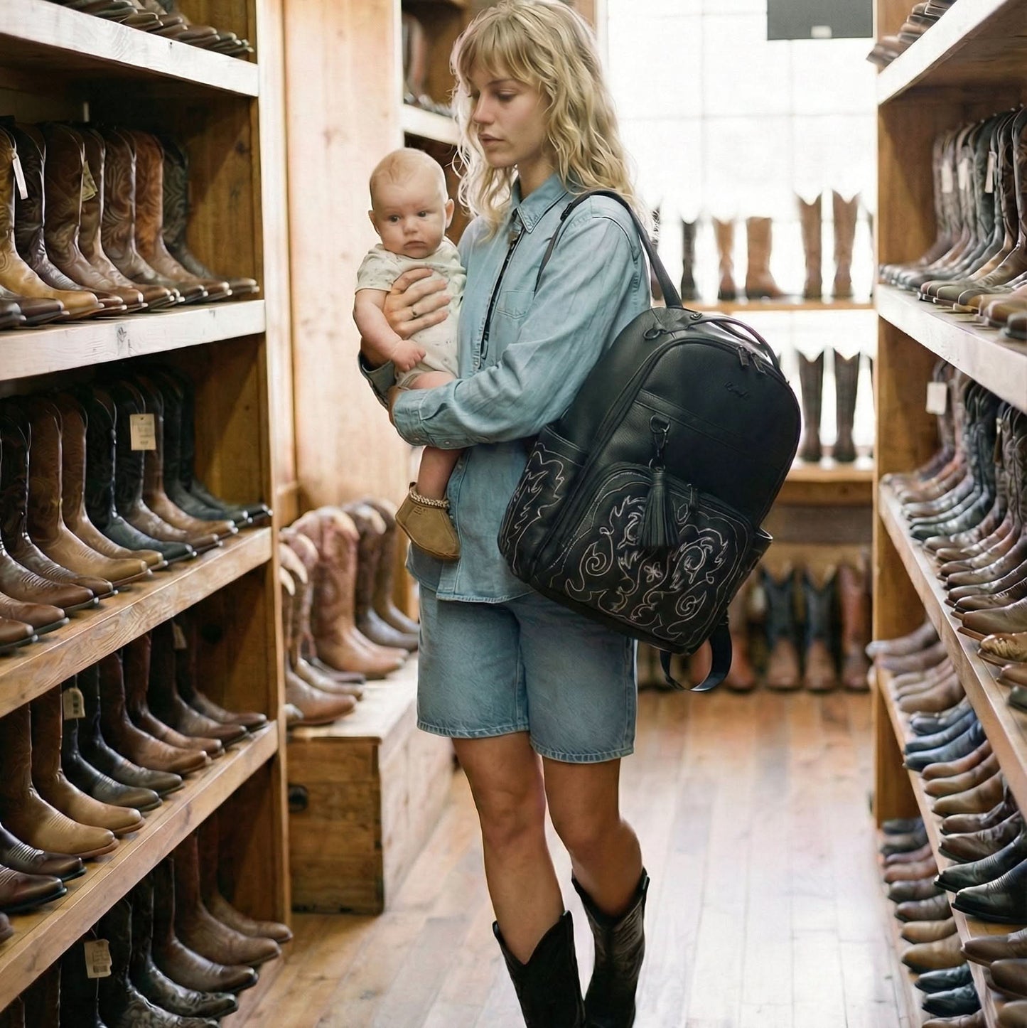 Boss Plus™ Large Diaper Bag Backpack Outlaw