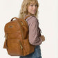 Boss Plus™ Large Diaper Bag Backpack Cognac