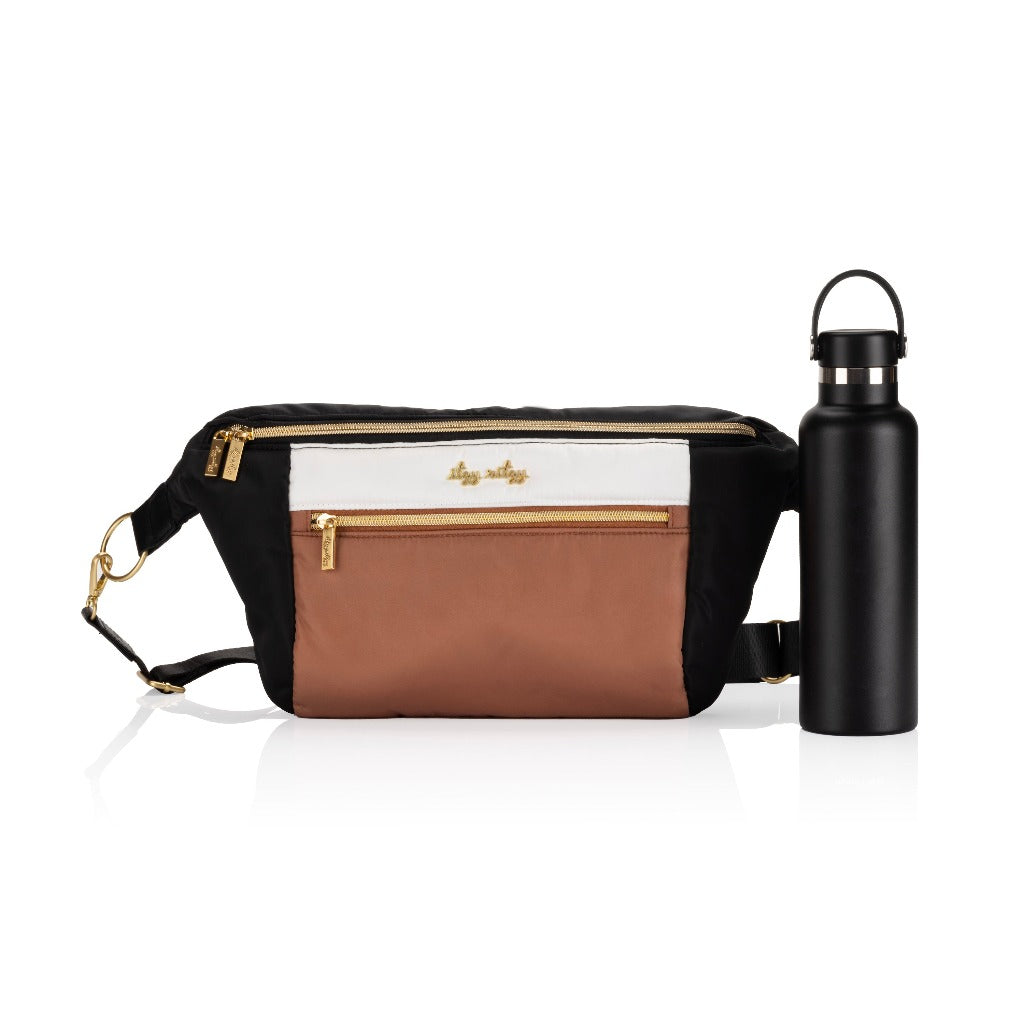 Pre-Order Ritzy Pack™ Fanny Pack & Crossbody Diaper Bag - Coffee & Cream