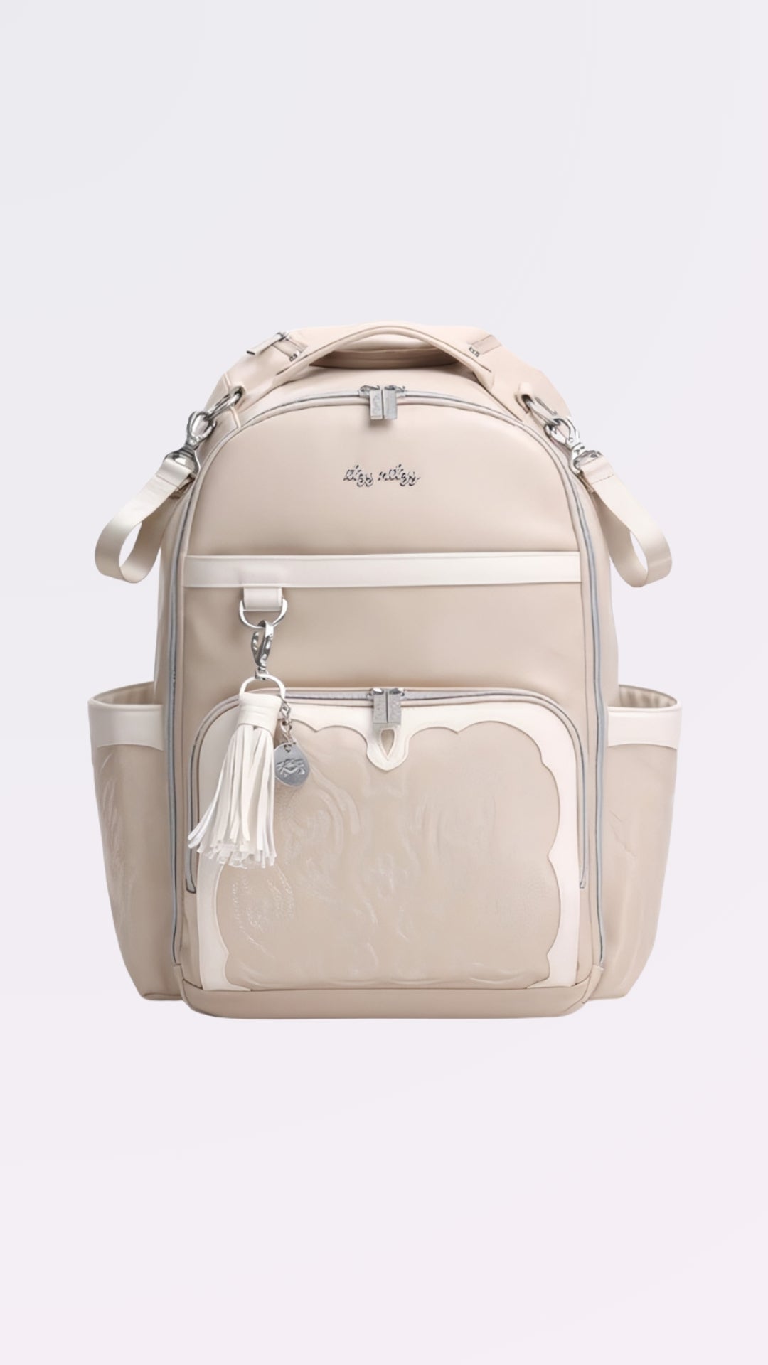 Diaper bag built in changing pad store
