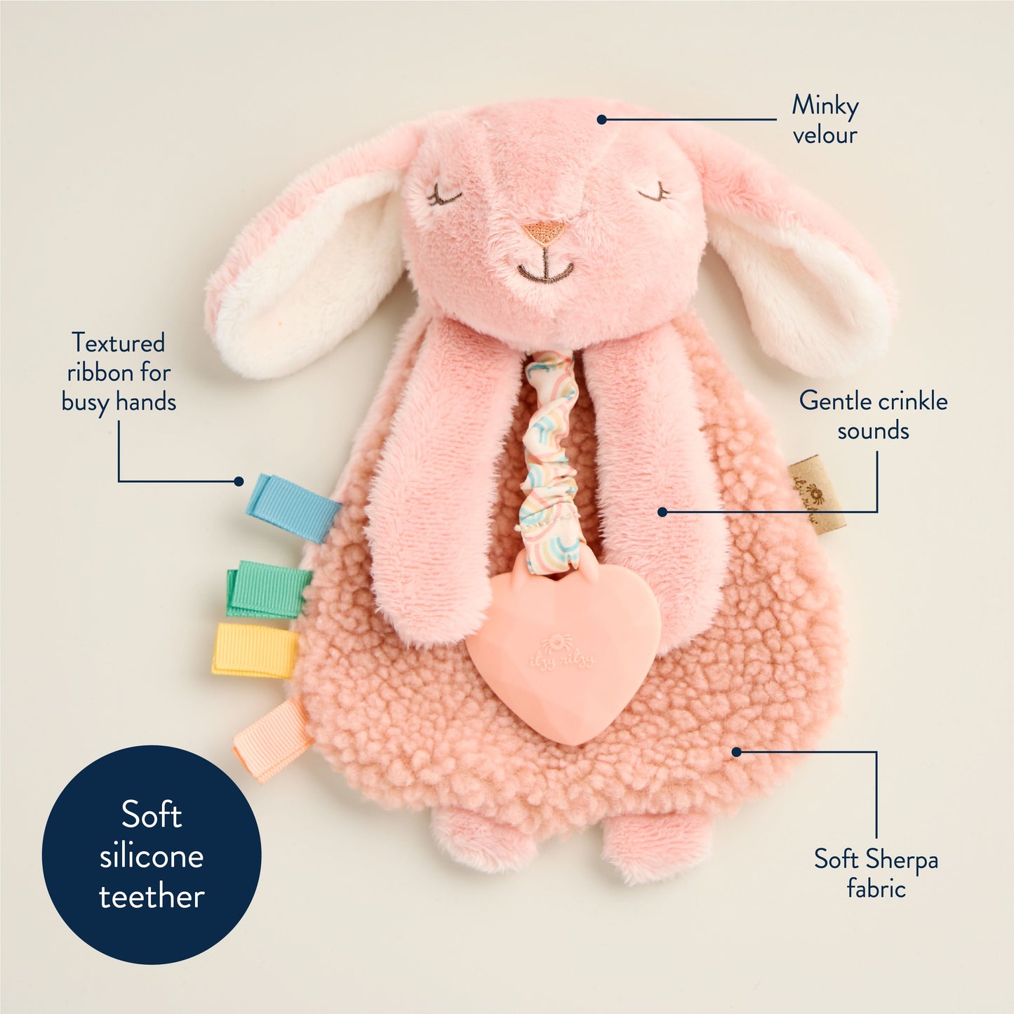 Lovey Pal™ Bunny - Pink