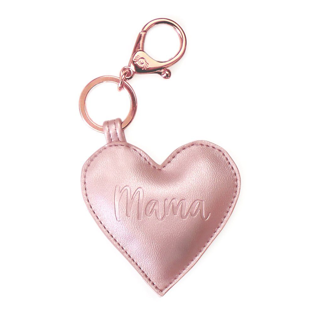 Diaper Bag Charms Charms ItzyRitzy Heart Charm Rose Gold 