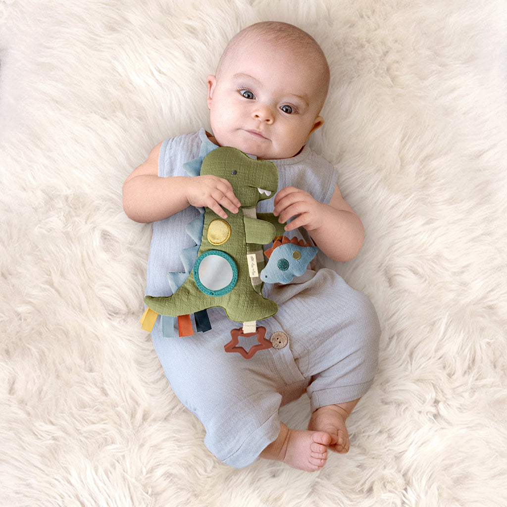 Bitzy Traveler™ Developmental Sensory Toy Dino