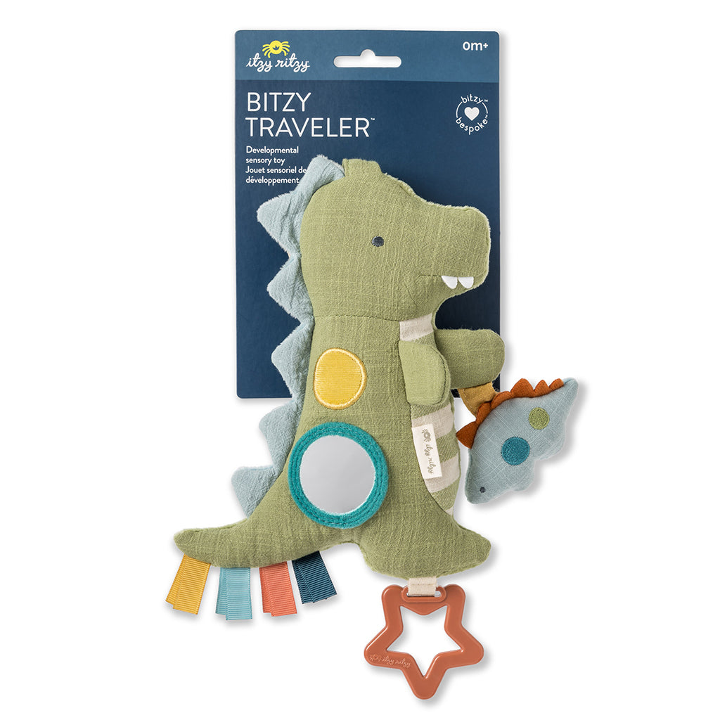 Bitzy Traveler™ Developmental Sensory Toy Dino