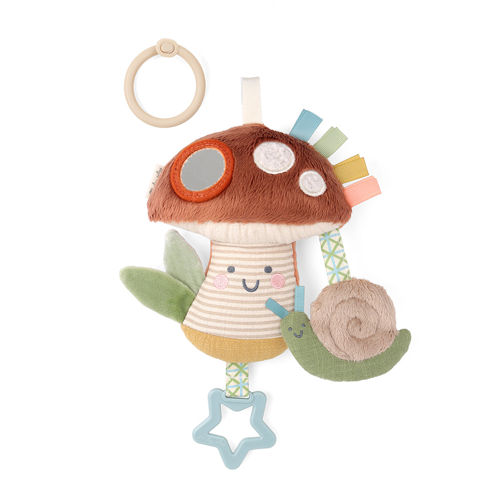 Bitzy Traveler™ Developmental Sensory Toy Mushroom