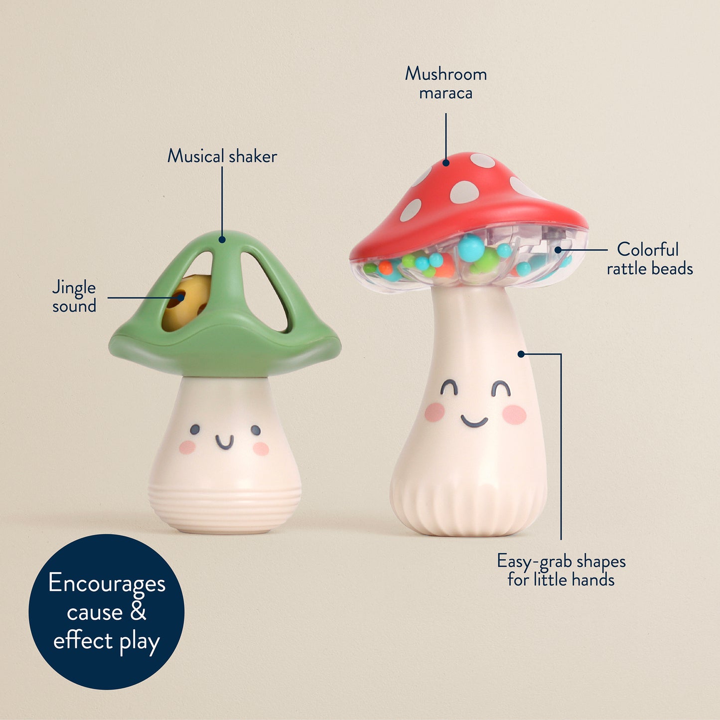 Itzy Mini Maracas™ Mushroom