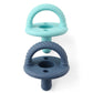 Sweetie Soother Pacifier 2-Pack Itzy Ritzy - Nautical Navy and Robins Egg Cables