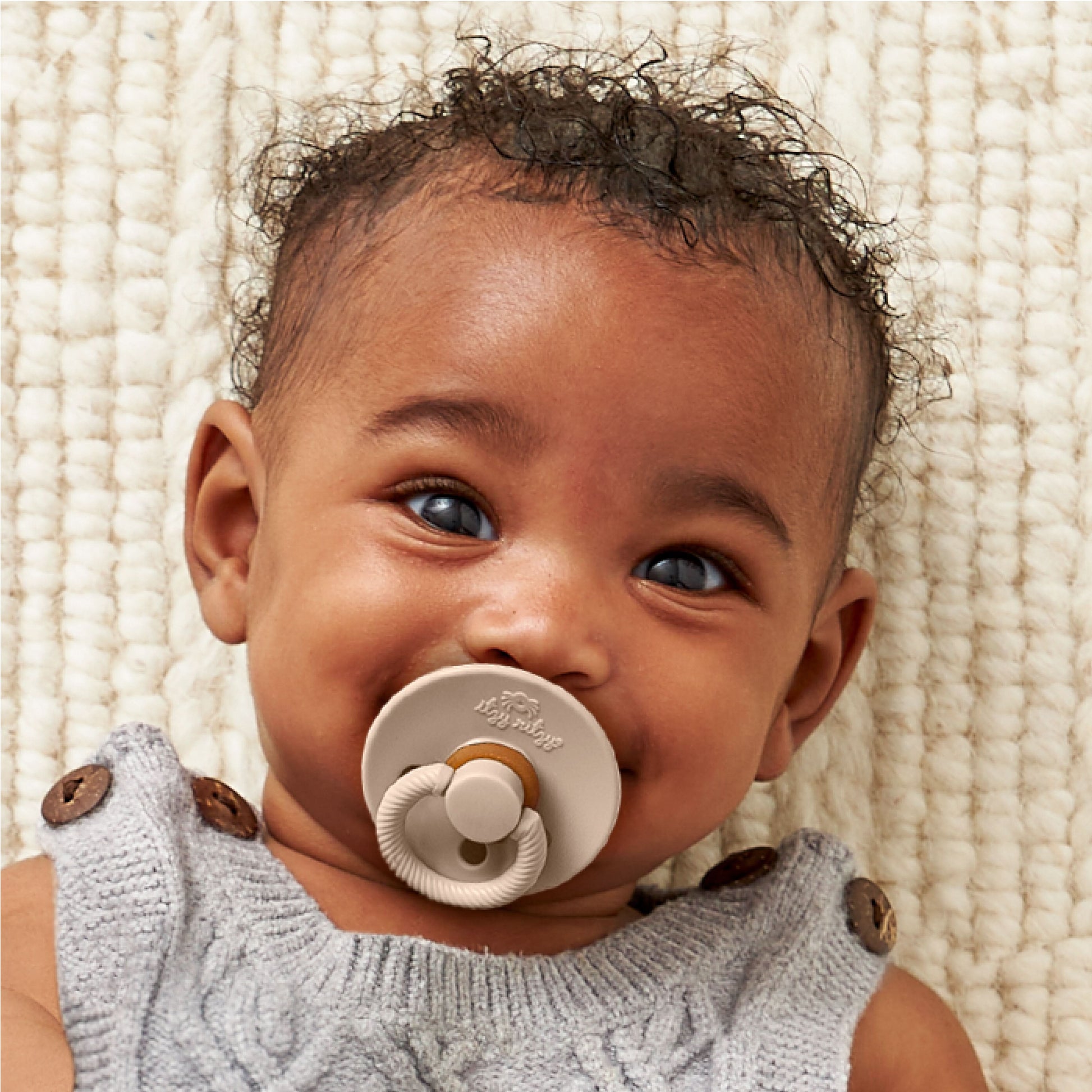 Itzy Soother™ Natural Rubber Pacifier - 0-6M Itzy Ritzy Coconut & Toast