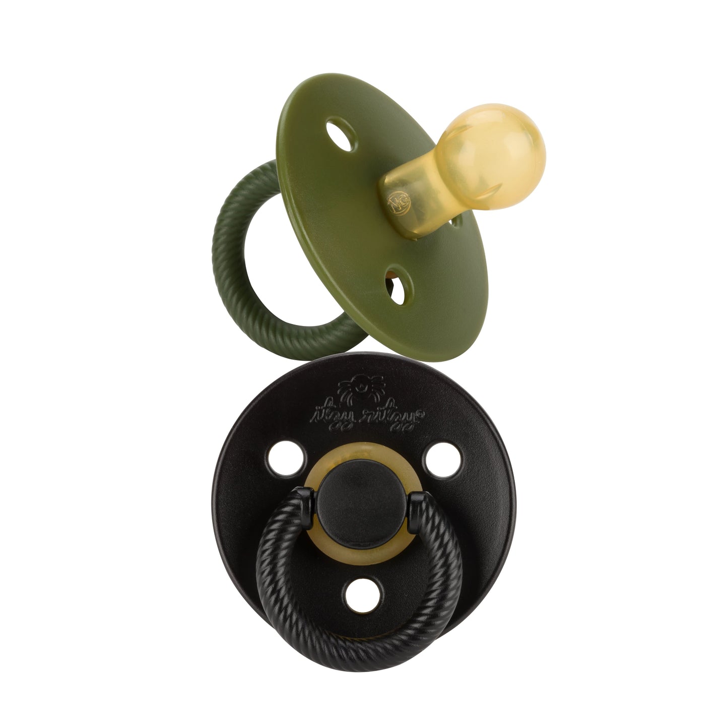 Itzy Soother™ Natural Rubber Pacifier - 0-6M Pacifiers & Loveys Itzy Ritzy Camo & Midnight 