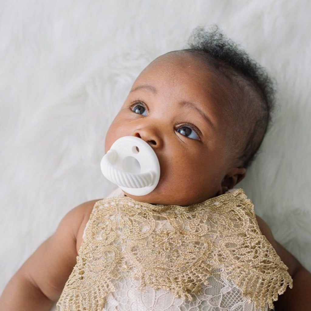 Sweetie Soother Pacifier 2-Pack Itzy Ritzy - Green and White Cables
