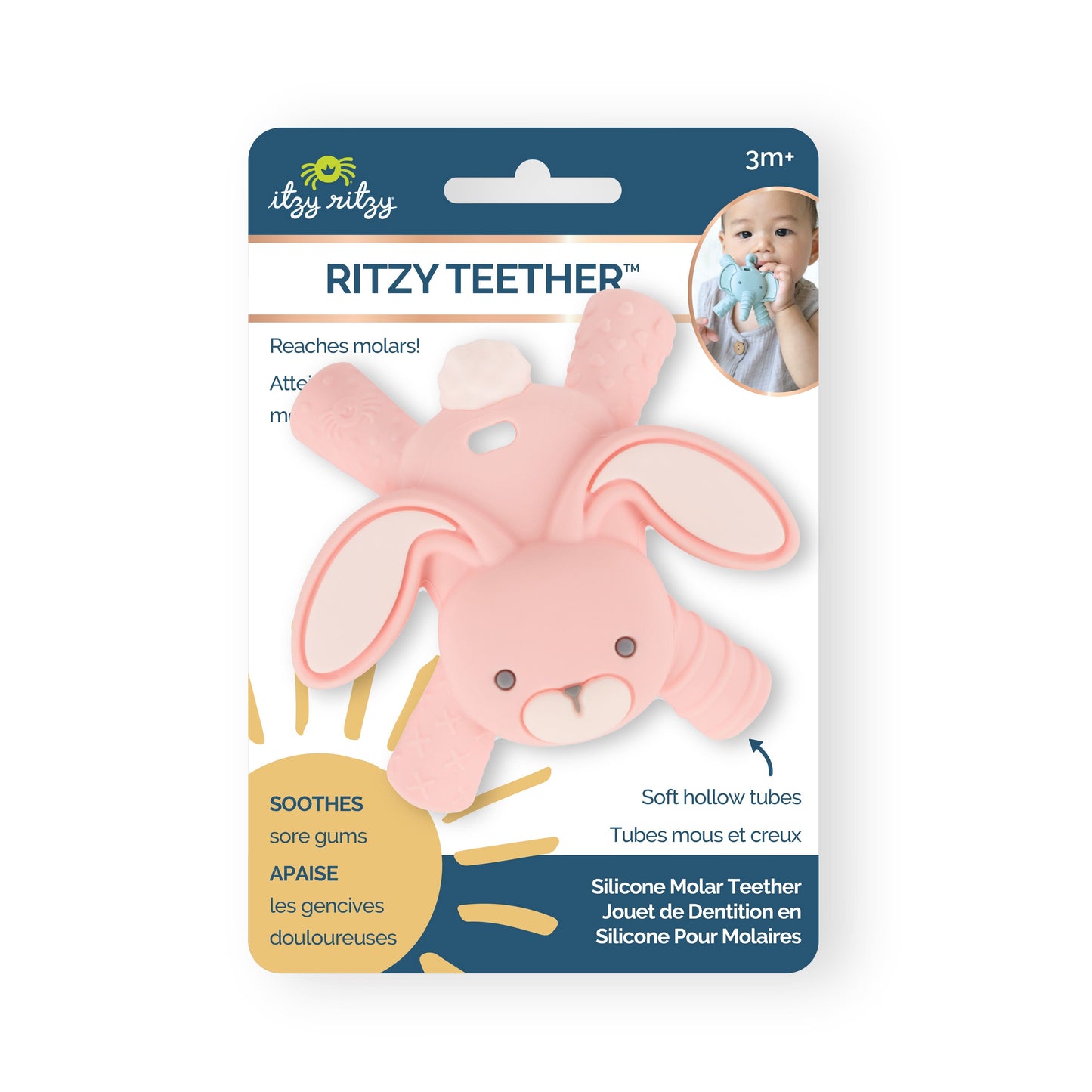 Ritzy Teether™ - Molar Teether Bunny