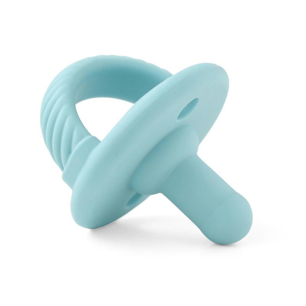 Sweetie Soother Pacifier 2-Pack Itzy Ritzy - Nautical Navy and Robins Egg Cables