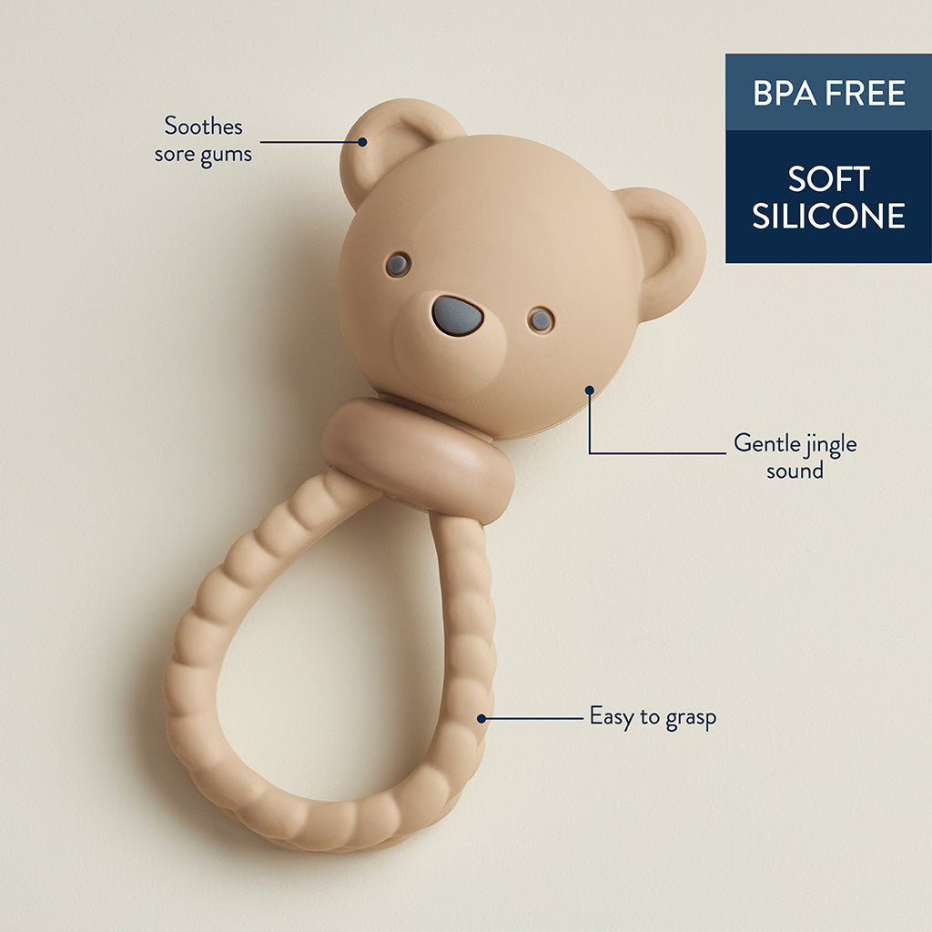 Sweetie Rattle™ Silicone Teether