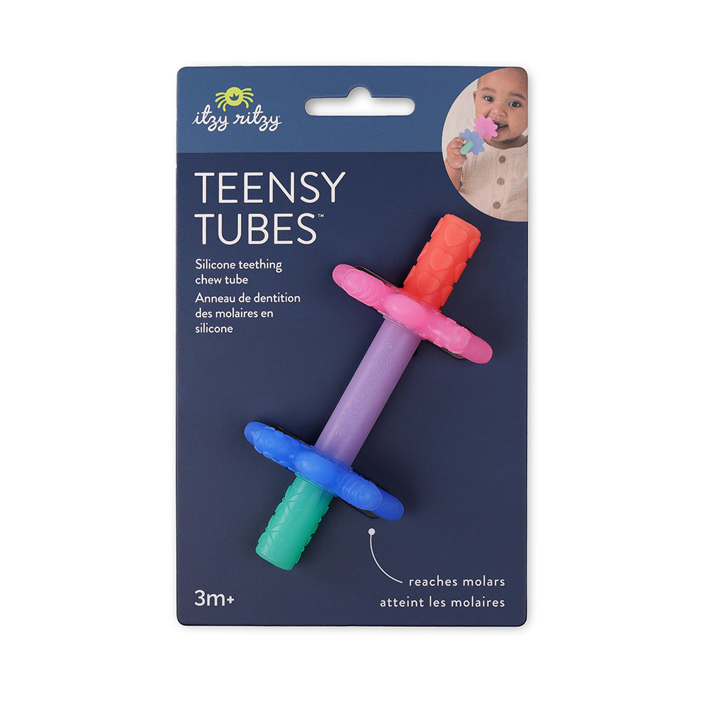 Teensy Tube™ Teether Pink Rainbow