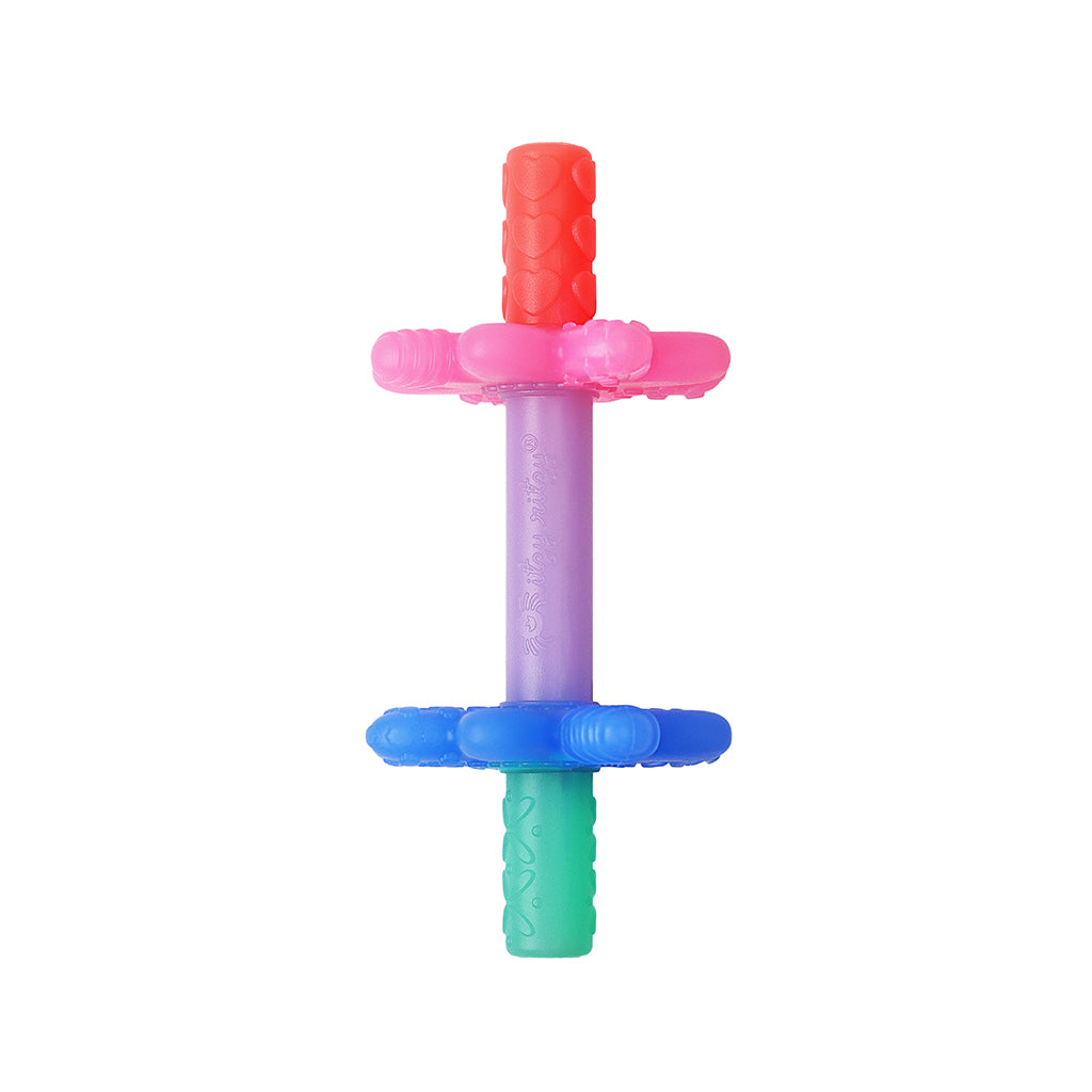 Teensy Tube™ Teether Pink Rainbow