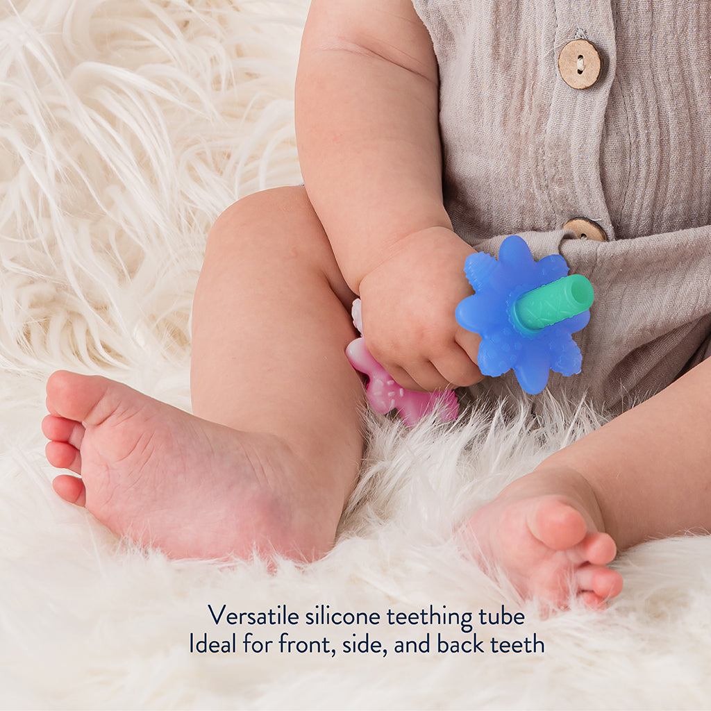 Teensy Tube™ Teether Pink Rainbow
