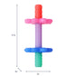 Teensy Tube™ Teether Pink Rainbow
