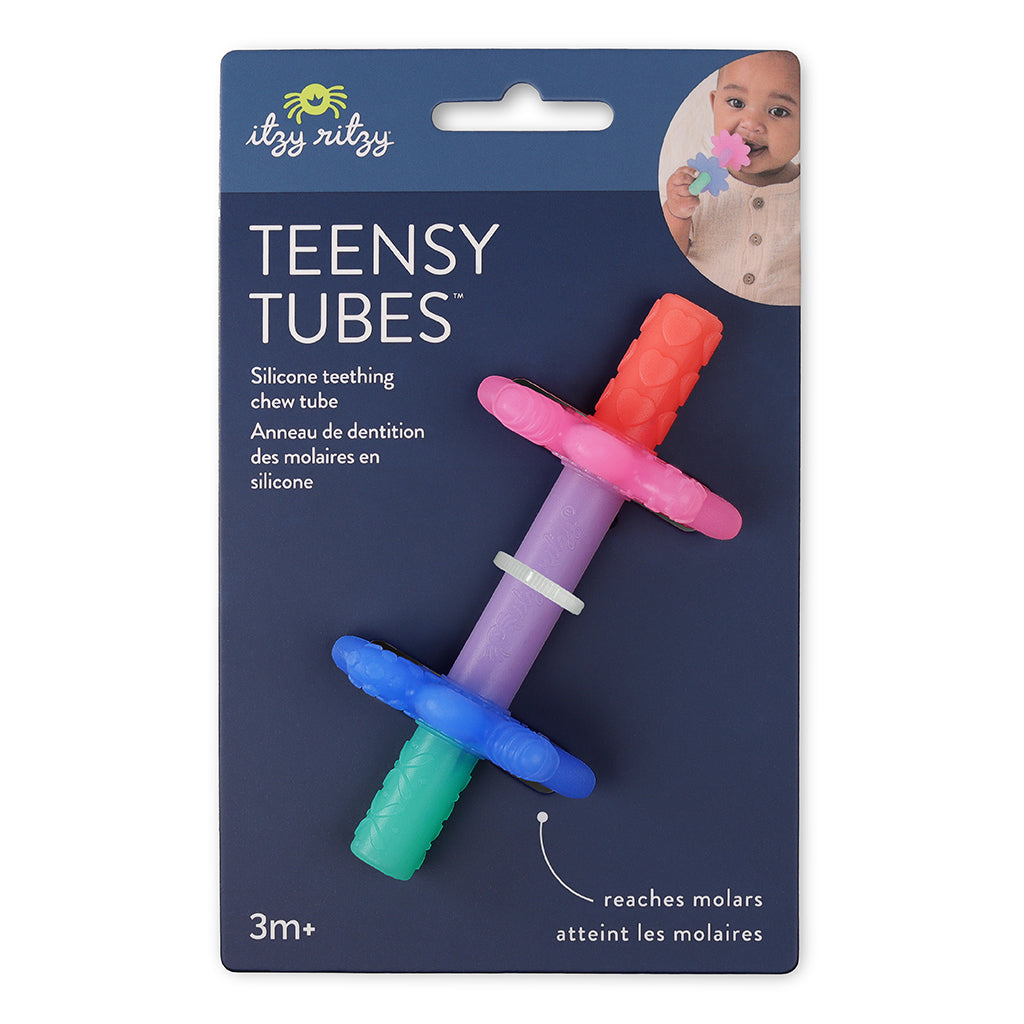 Teensy Tube™ Teether Pink Rainbow