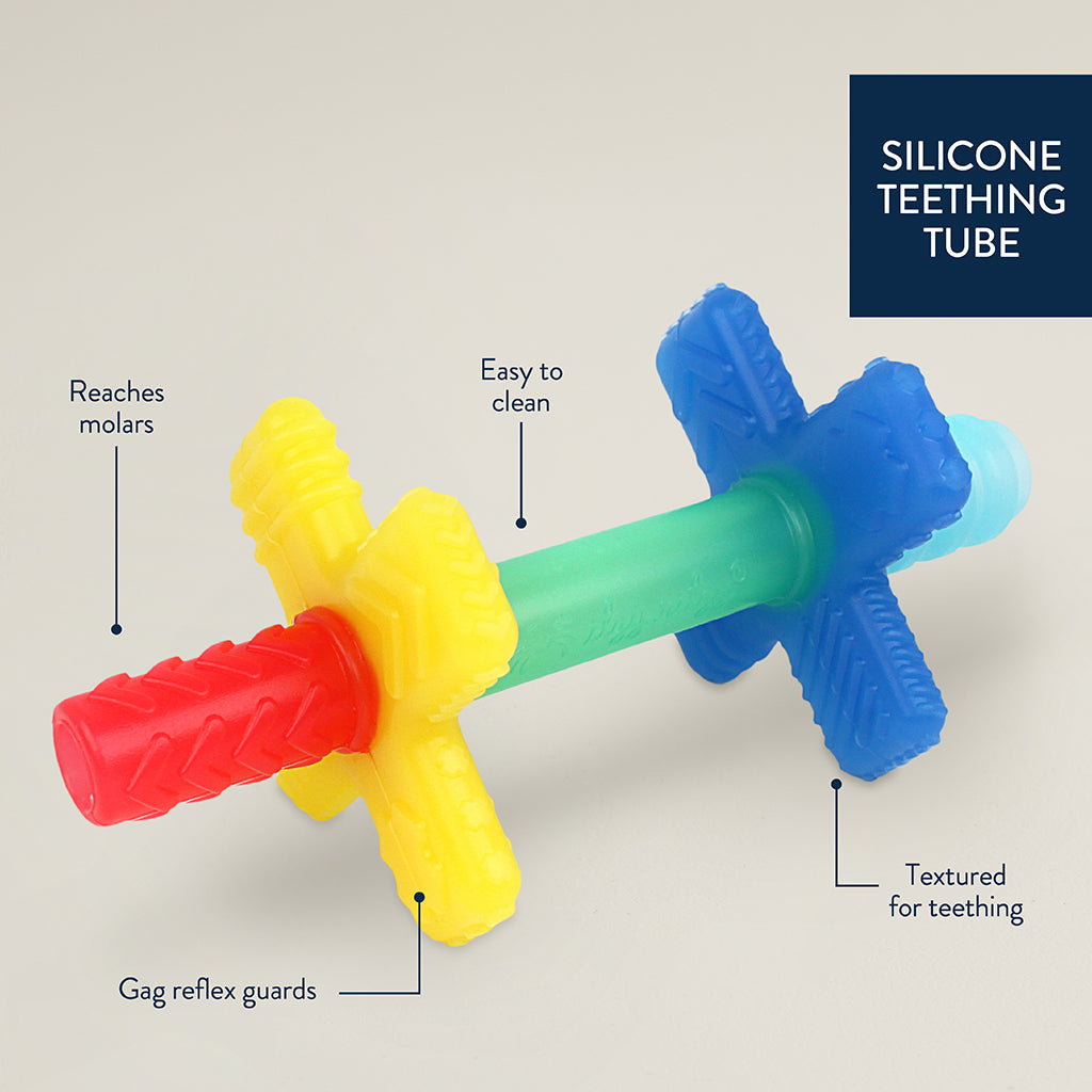 Teensy Tube™ Teether Rainbow