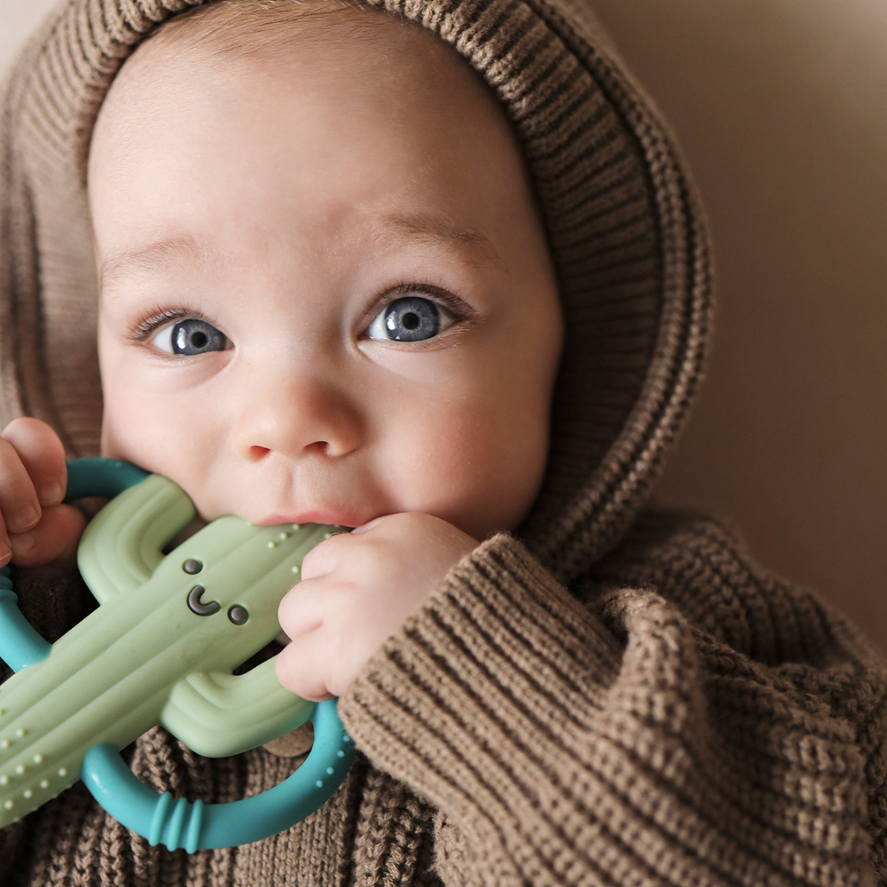 Itzy Ritzy Banana Chew Crew Silicone Handle Teether
