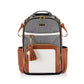 Boss Plus™ Large Diaper Bag Backpack Coffee & Cream
