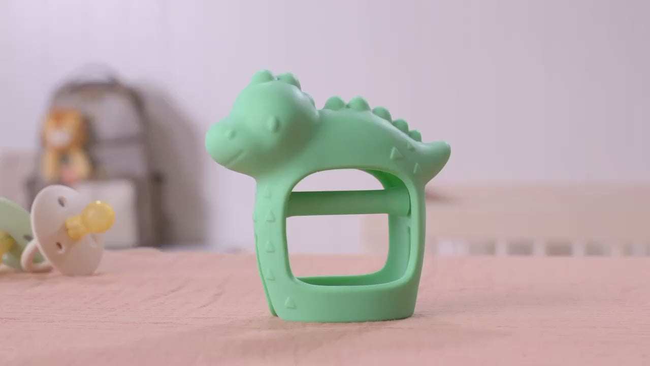 Bitzy Grip™ Teething Itzy Ritzy® James the Dino