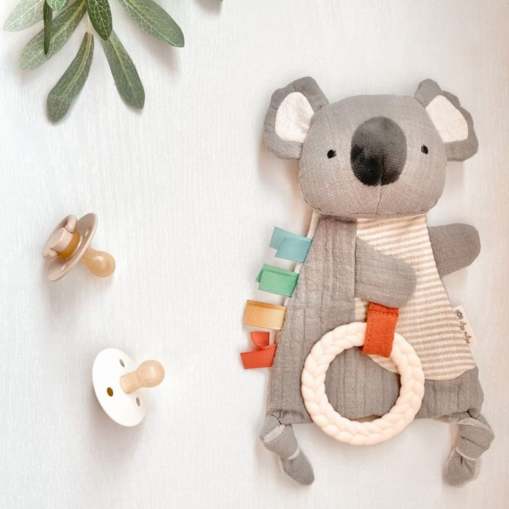 Bitzy Crinkle™ Sensory Crinkle Toy with Teether Toy Itzy Ritzy Koala