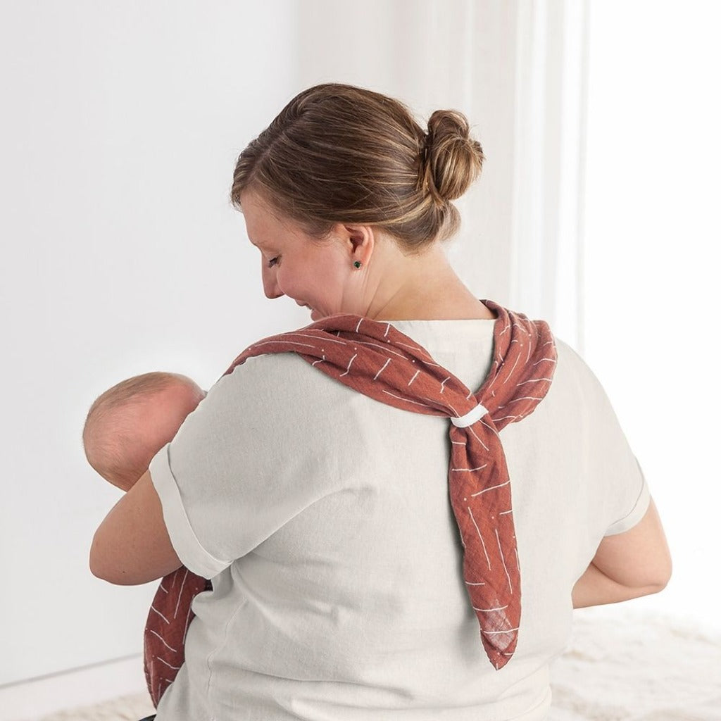 Breastfeeding Boss™ A Multitasking Must-Have for Nursing, Swaddling & More Nursing Cover Itzy Ritzy Mudcloth