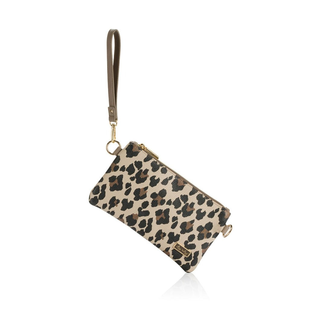 Boss Pouch™ Wallet, Belt Bag and Clutch Diaper Bag Accessory Itzy Ritzy Leopard