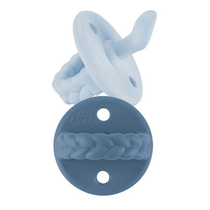 Sweetie Soother™ Orthodontic Silicone Pacifier 0-6M Sky & Surf