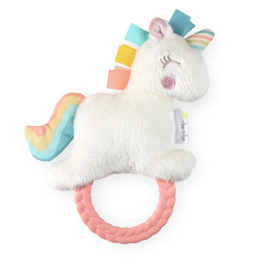 Ritzy Rattle Pal™ Plush Rattle Pal with Teether Toy Itzy Ritzy Unicorn 