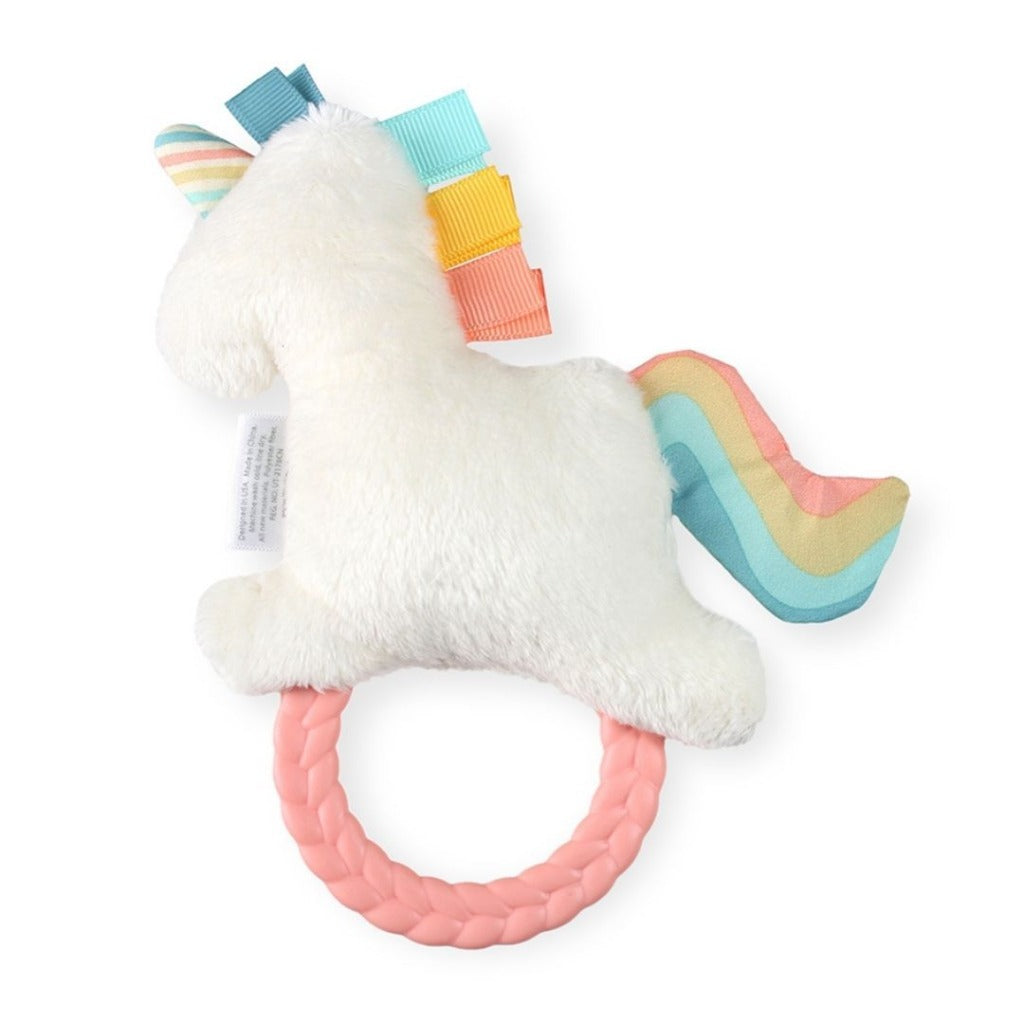 Ritzy Rattle Pal™ Plush Rattle Pal with Teether Toy Itzy Ritzy Unicorn 