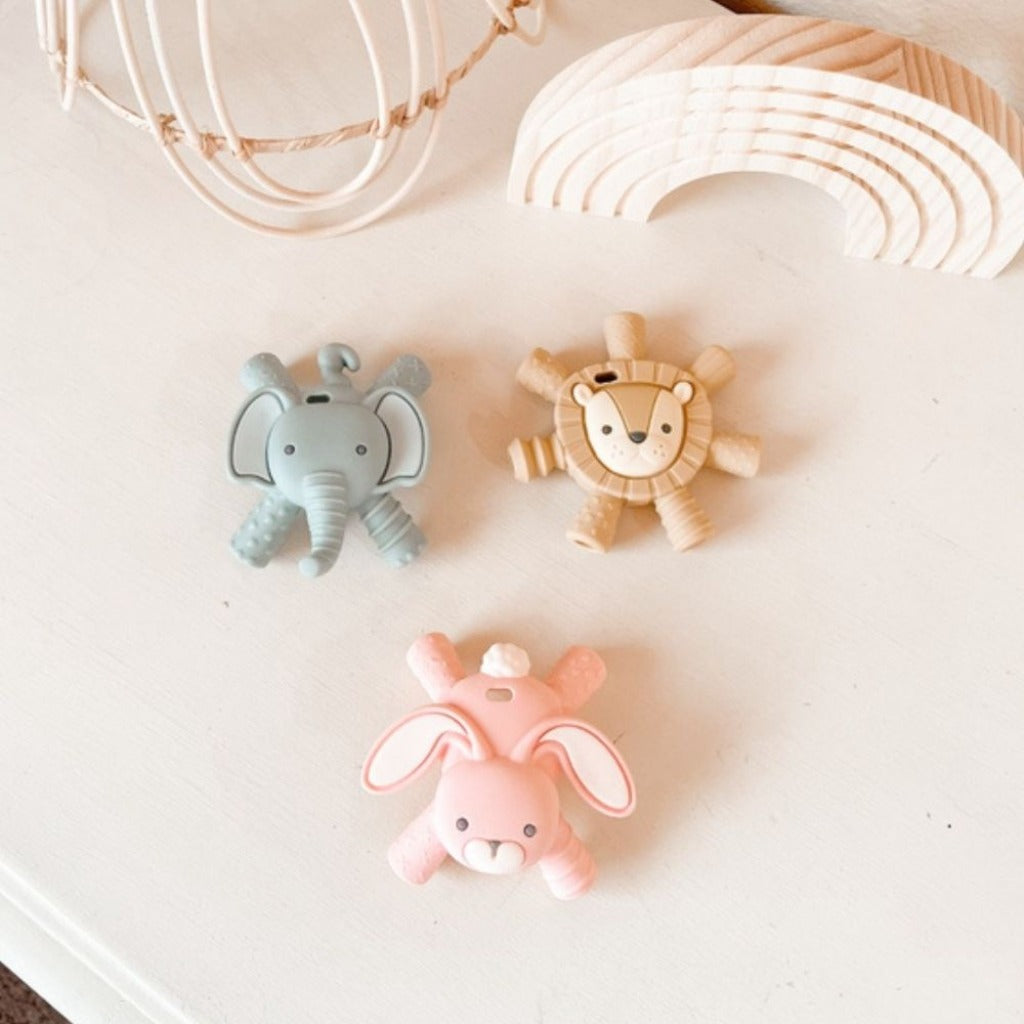 Ritzy Teether™ Itzy Ritzy Buddy the Lion Ana the Bunny Emmerson the Elephant