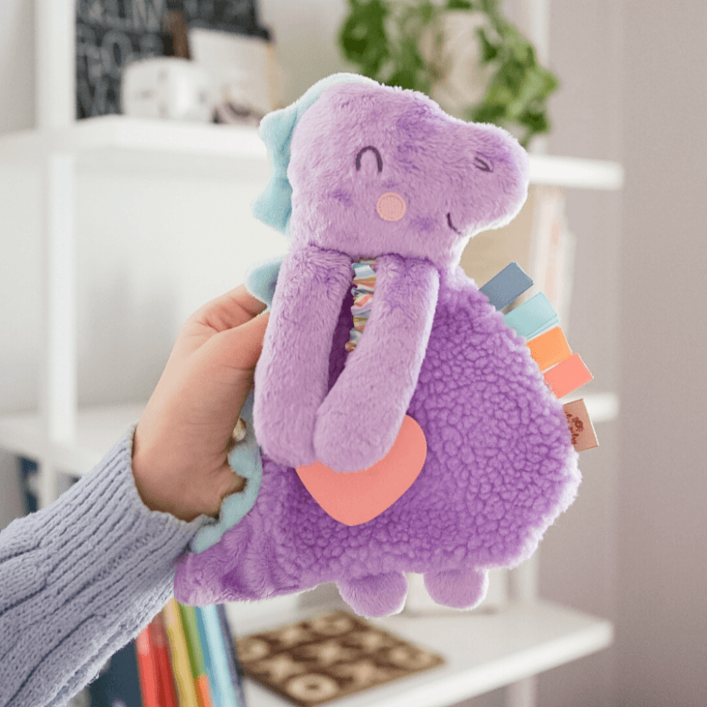 Itzy Lovey™ Plush and Teether Toy Toy Itzy Ritzy Dempsey the Dino 