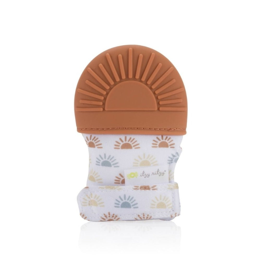 Itzy Mitt™ Teething Mitts Teethers Itzy Ritzy Terracotta Sunrise 