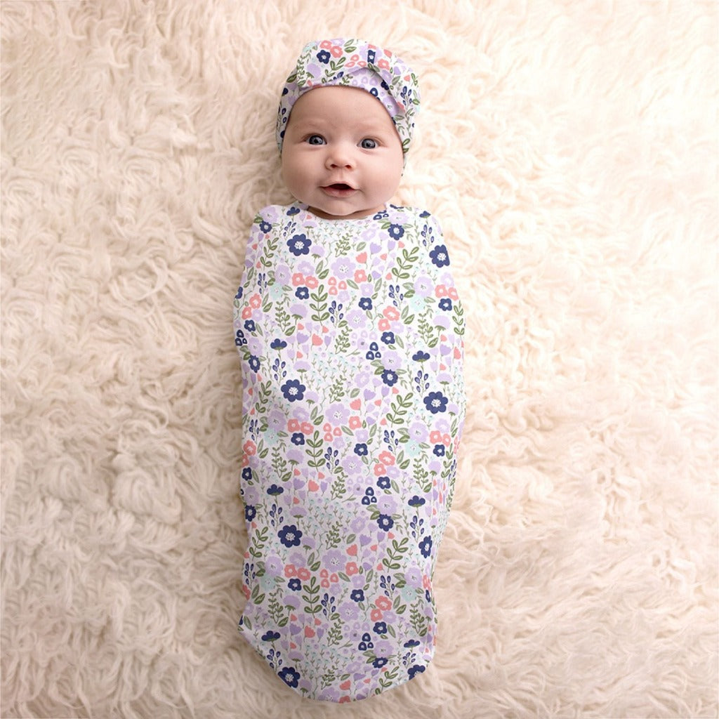 Cutie Cocoon™ - Baby Cocoon & Hat Set Cocoons Itzy Ritzy Meadow