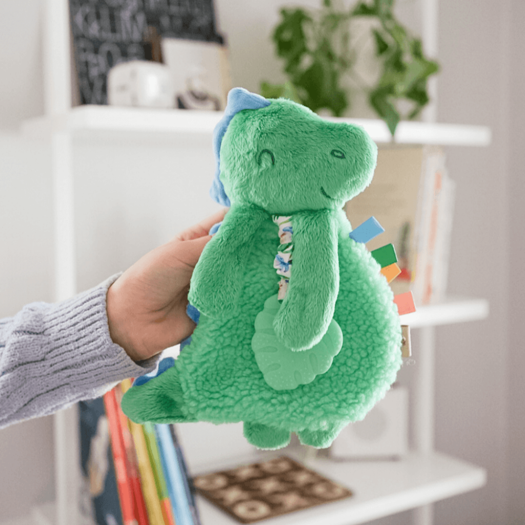 James the Dino Itzy Lovey™ Plush and Teether Toy Toy Itzy Ritzy Itzy Lovey™ Plush and Teether Toy Toy Itzy Ritzy