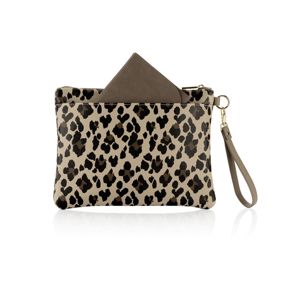 Boss Changing Clutch™ Diaper Bag Accessory Itzy Ritzy Leopard 