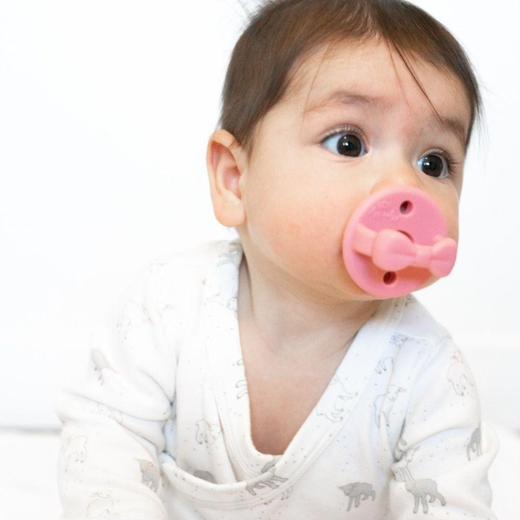 Sweetie Soother™ Orthodontic Silicone Pacifier 0-6M Itzy Ritzy Ballet Slipper & Primrose