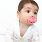 Sweetie Soother™ Orthodontic Silicone Pacifier 6-18M Itzy Ritzy  Ballet Slipper & Primrose