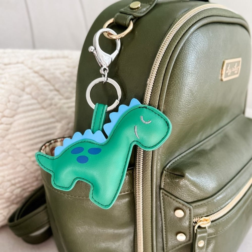 Itzy Friends™ Diaper Bag Puffy Charm Diaper Bag Accessory Itzy Ritzy James the Dino